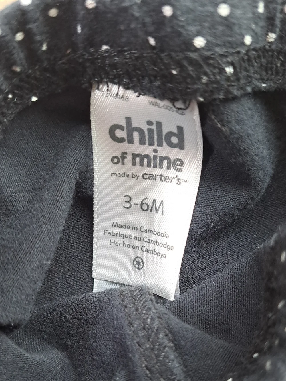 Child of Mine Carter’s Polka Dot Bow Ruffle 2 Piece Outfit 100% Cotton Comfy